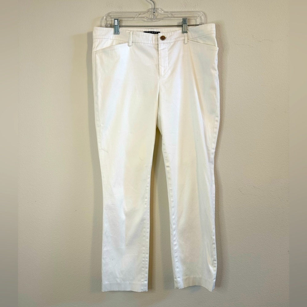 Lauren Ralph Lauren White Chino Pants size 10